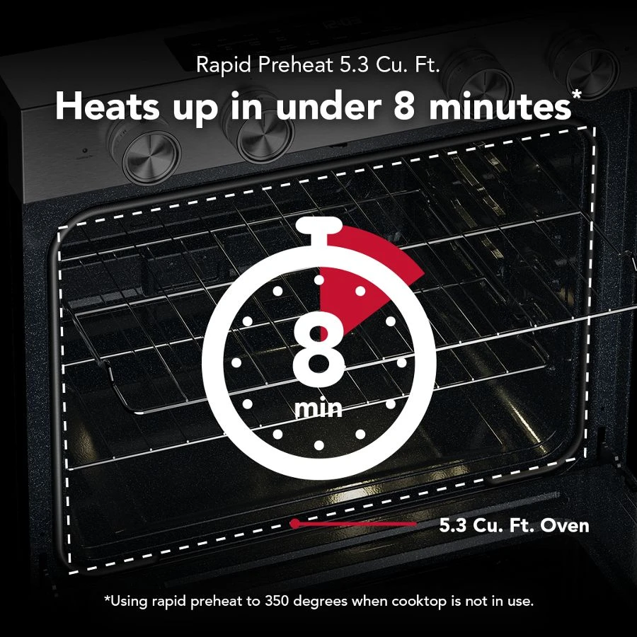 5.3 Cu. Ft. Smart Slide-in Electric Range With Two Even-heat™ Hyper Elements And Convection Cooking Modes KSES530SJP