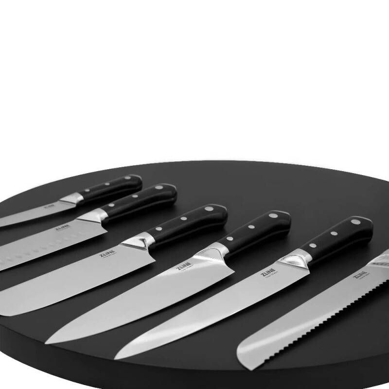 15-Piece Professional German Steel Kitchen Knife Block Set KSETTGS15
