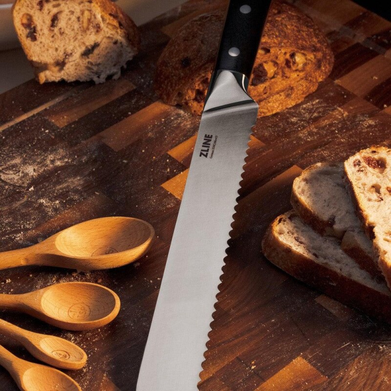 15-Piece Professional German Steel Kitchen Knife Block Set KSETTGS15