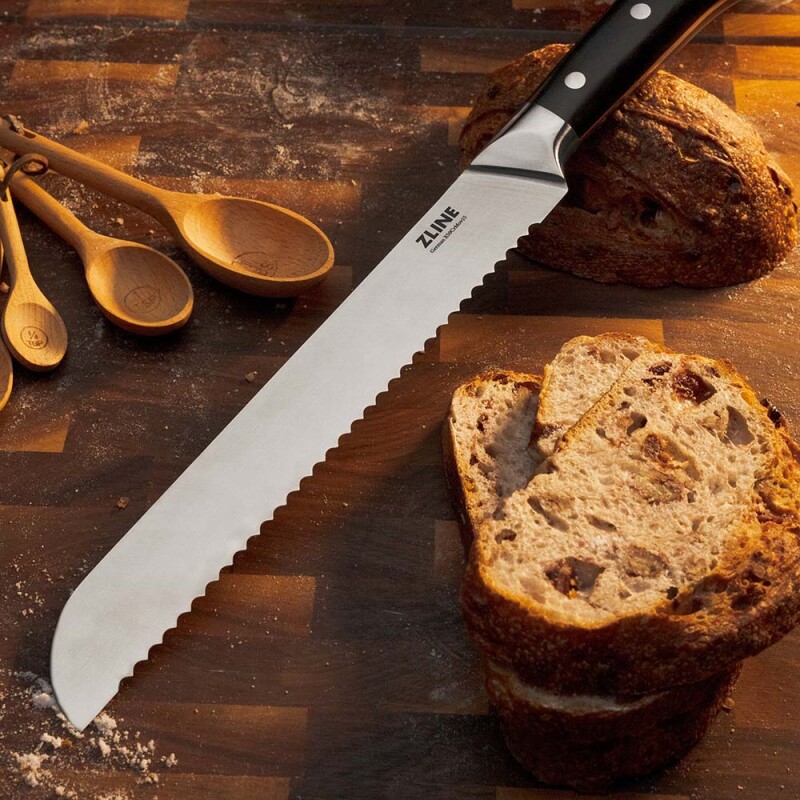 15-Piece Professional German Steel Kitchen Knife Block Set KSETTGS15