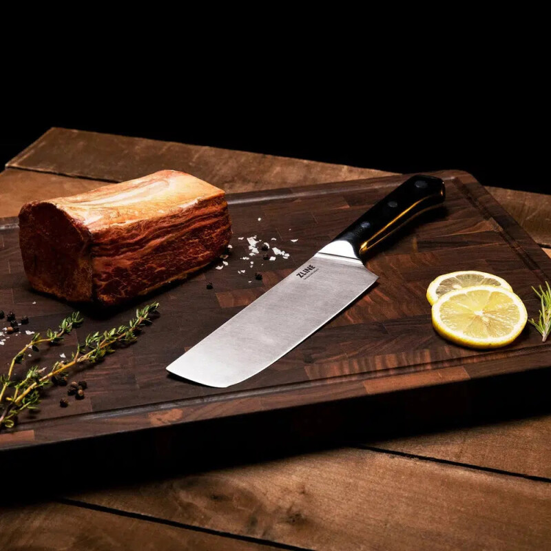 15-Piece Professional German Steel Kitchen Knife Block Set KSETTGS15