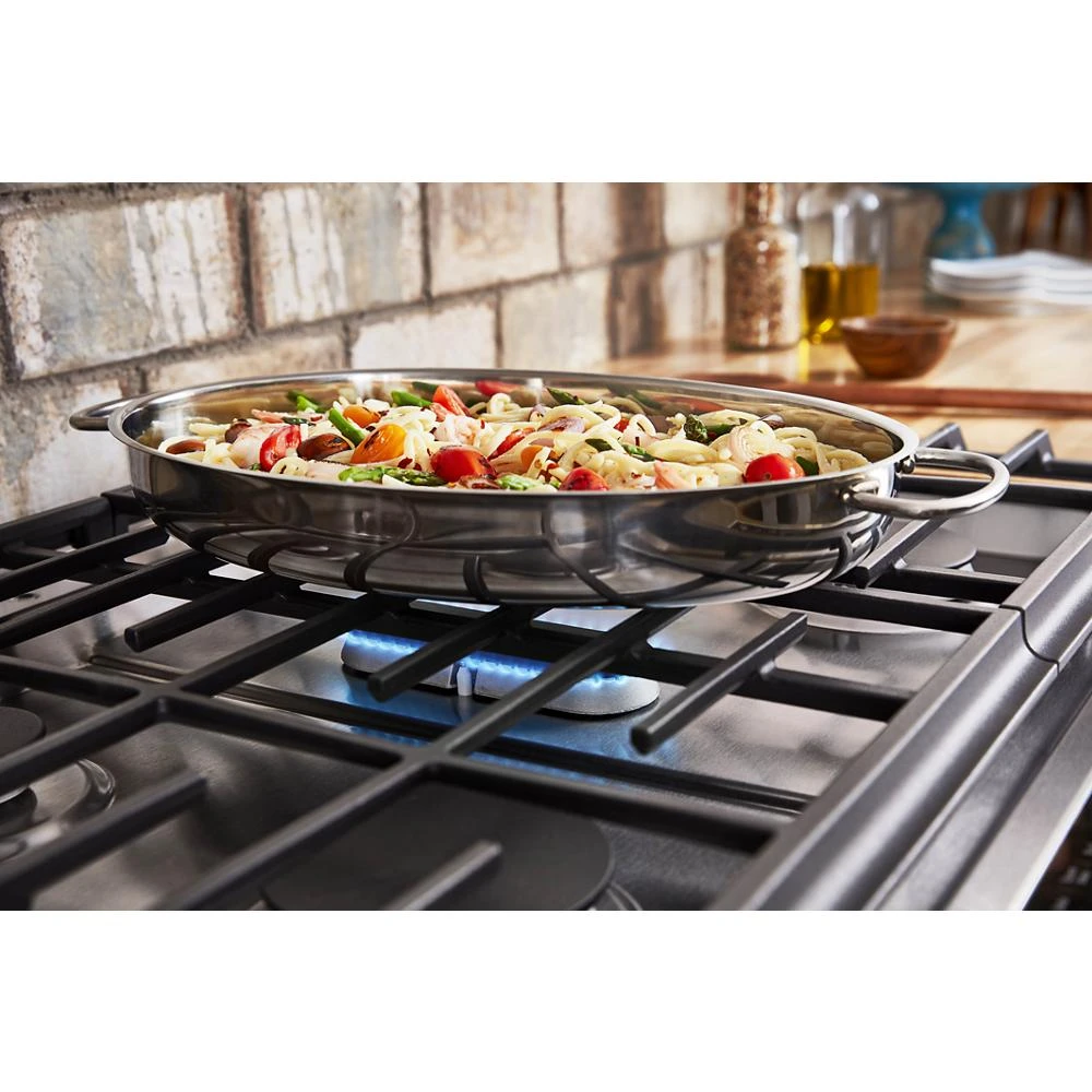 30-Inch 5 Burner Gas Convection Slide-In Range with Baking Drawer view 33