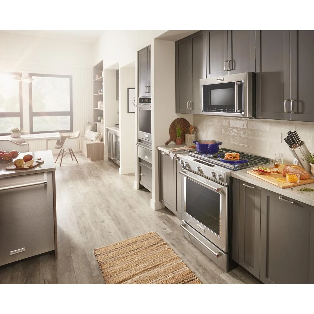 30-Inch 5 Burner Gas Convection Slide-In Range with Baking Drawer view 43