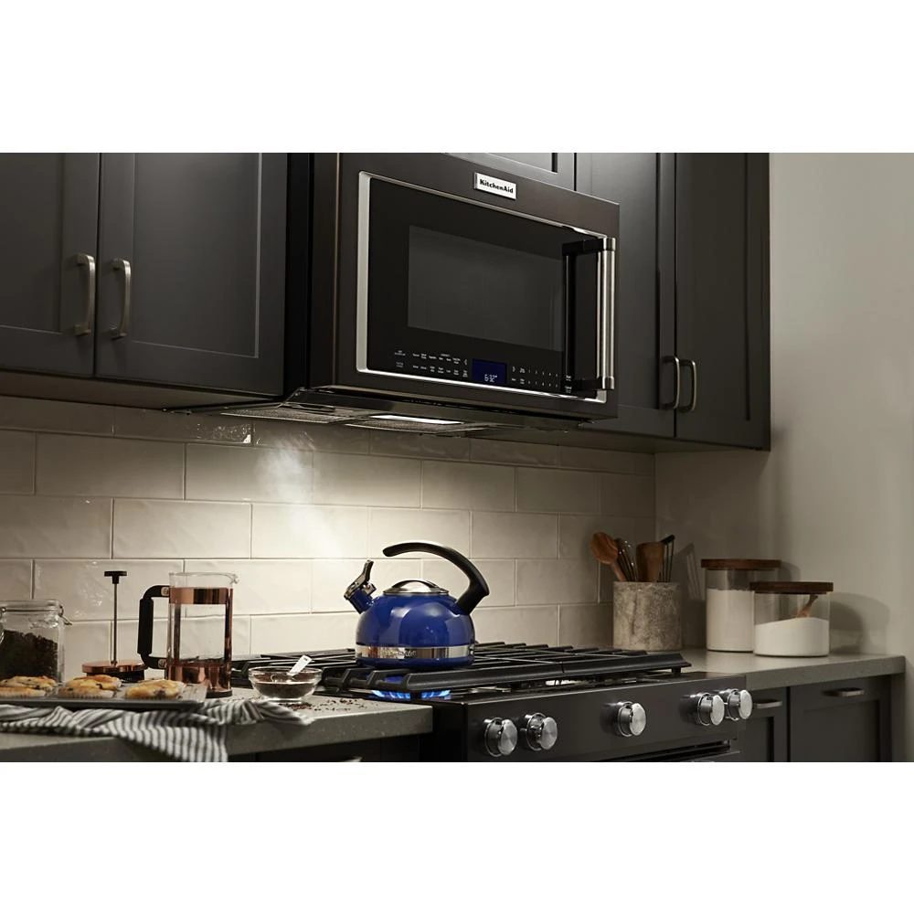 30-Inch 5-Burner Gas Slide-In Convection Range KSGG700EBS