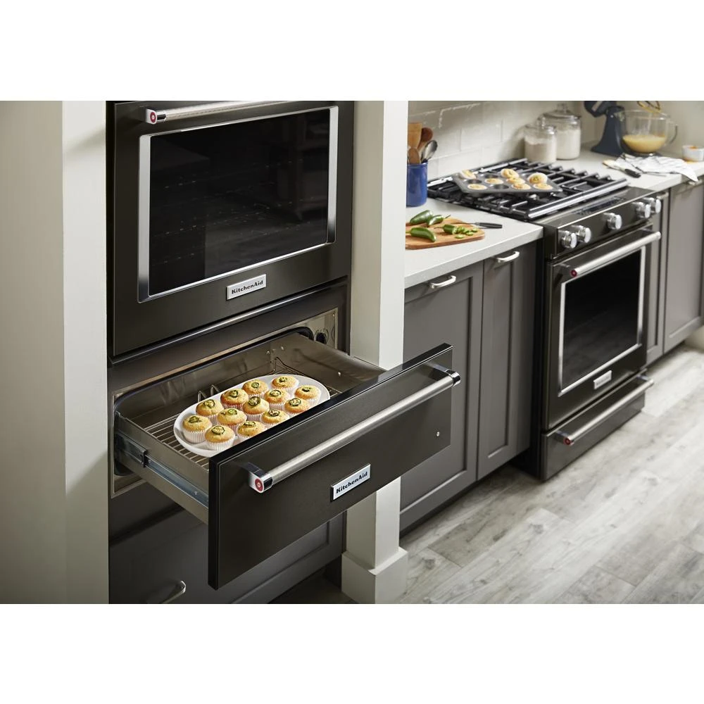 30-Inch 5-Burner Gas Slide-In Convection Range KSGG700EBS
