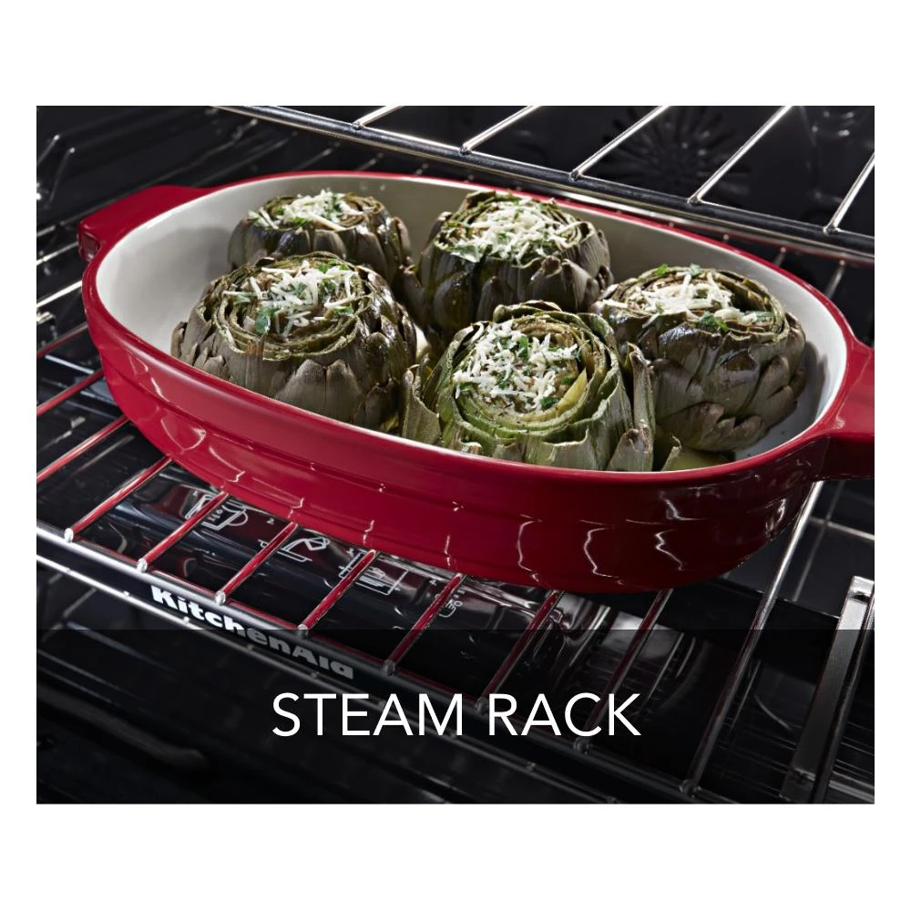 30-Inch 5-Burner Gas Slide-In Convection Range KSGG700EBS