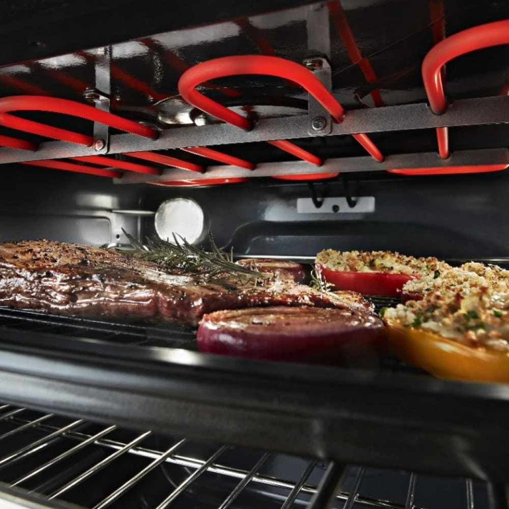 30-Inch 5-Burner Gas Slide-In Convection Range KSGG700EBS