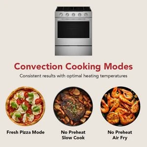 5.0 Cu. Ft. Smart Slide-in Gas Range with Convection Cooking Modes view 5