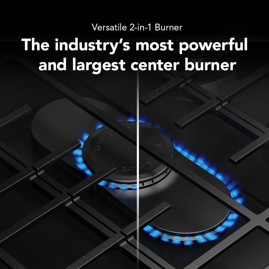 5.0 Cu. Ft. Smart Slide-in Gas Range With Convection Cooking Modes And 2-in-1 Burner KSGS530SBE