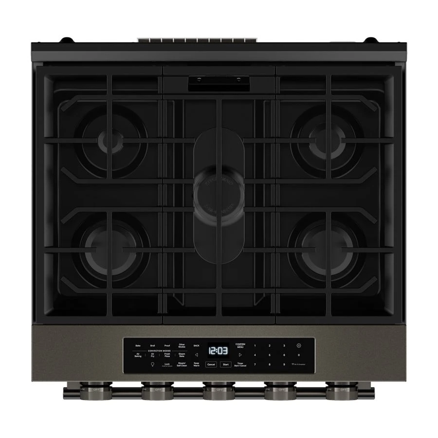 5.0 Cu. Ft. Smart Slide-in Gas Range With Convection Cooking Modes And 2-in-1 Burner KSGS530SBE