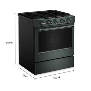 5.0 Cu. Ft. Smart Slide-in Gas Range with Convection Cooking Modes and 2-in-1 Burner view 3