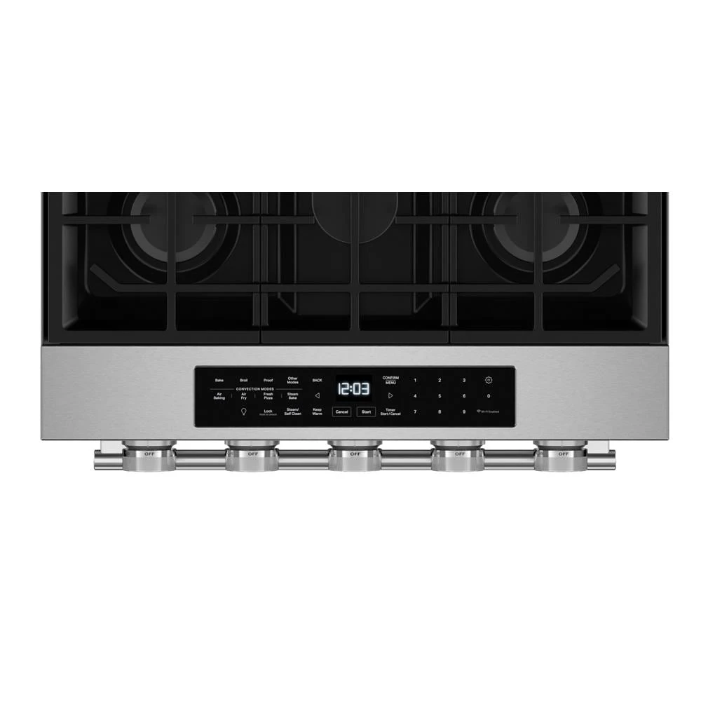 5.0 Cu. Ft. Smart Slide-in Gas Range with Convection Cooking Modes and 2-in-1 Burner view 20