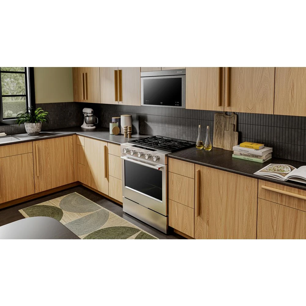 5.0 Cu. Ft. Smart Slide-in Gas Range with Convection Cooking Modes and 2-in-1 Burner view 29