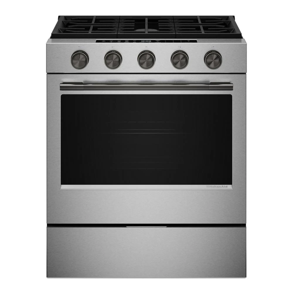 5.0 Cu. Ft. Smart Slide-in Gas Range with Convection Cooking Modes and 2-in-1 Burner view 35