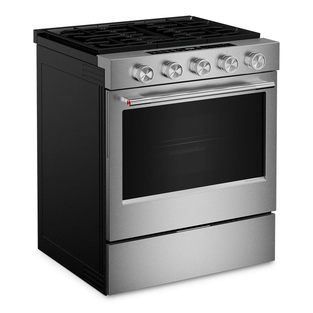 5.0 Cu. Ft. Smart Slide-in Gas Range with Convection Cooking Modes and 2-in-1 Burner view 15