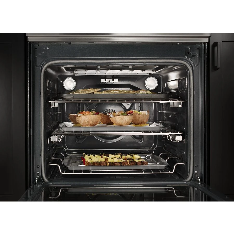 30" 4-Element Induction Slide-In Convection Range with Baking Drawer KSIB900ESS