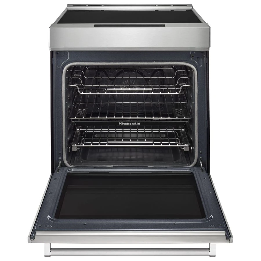 30" 4-Element Induction Slide-In Convection Range with Baking Drawer KSIB900ESS