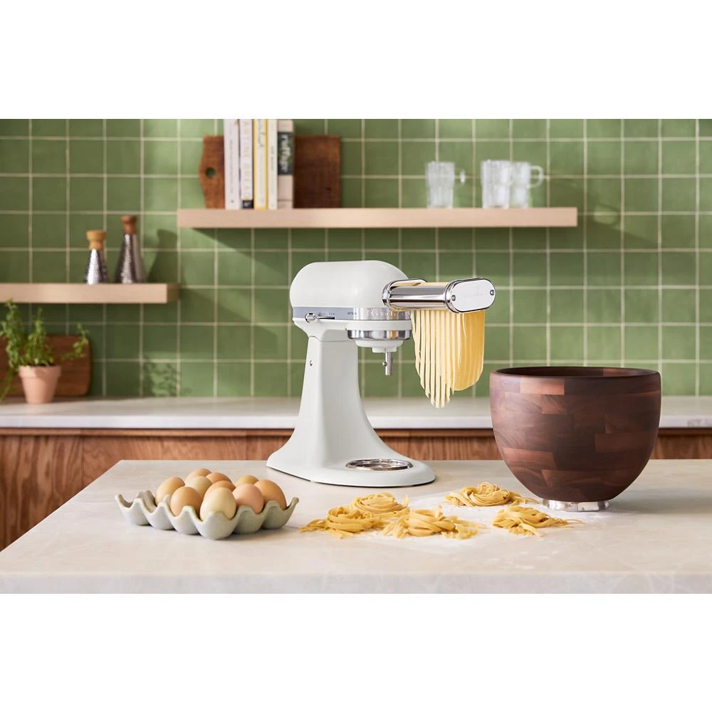 Artisan® Series 5 Quart Tilt-Head Stand Mixer with Walnut Wood Bowl KSM156WBPL, product image 5 of 11