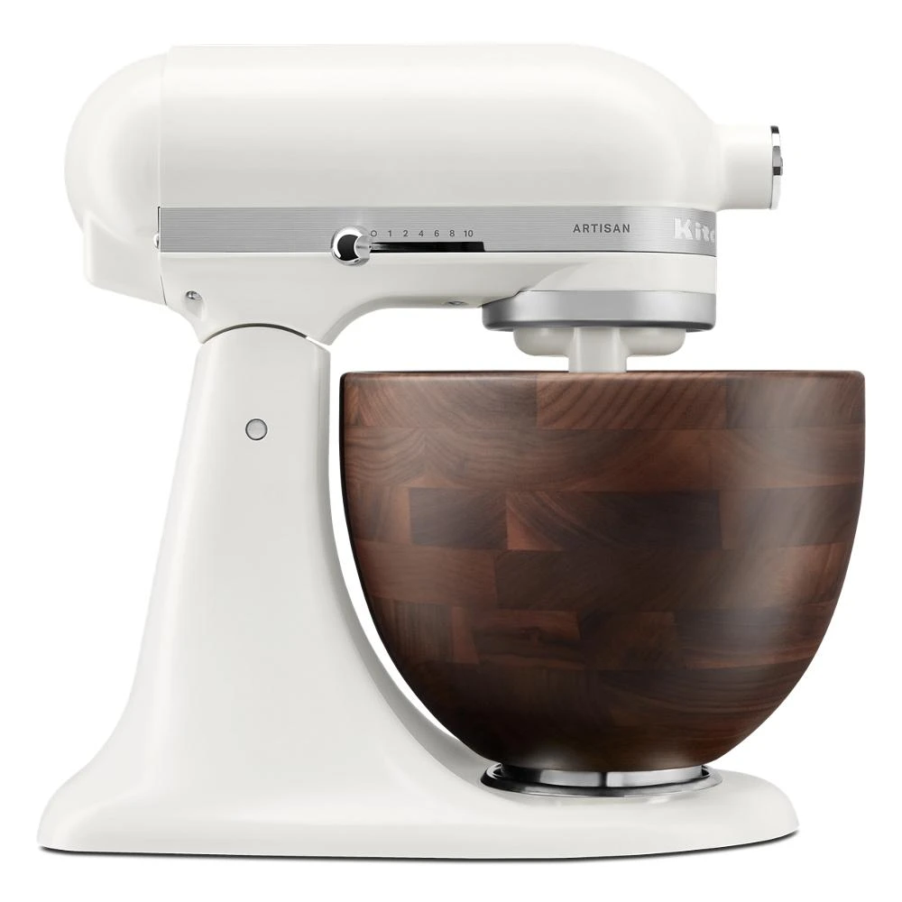 Artisan® Series 5 Quart Tilt-Head Stand Mixer with Walnut Wood Bowl KSM156WBPL