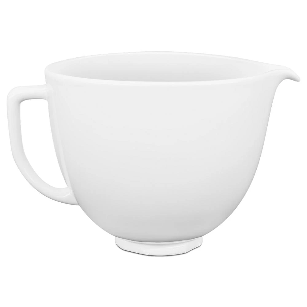 5 Quart White Chocolate Ceramic Bowl KSM2CB5LW