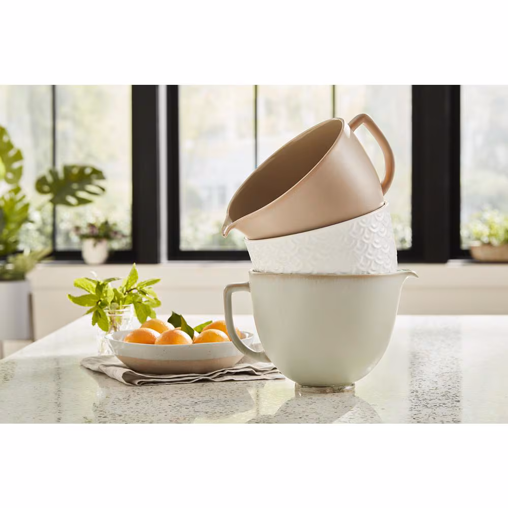 5 Quart Fired Clay Ceramic Bowl KSM2CB5PFC
