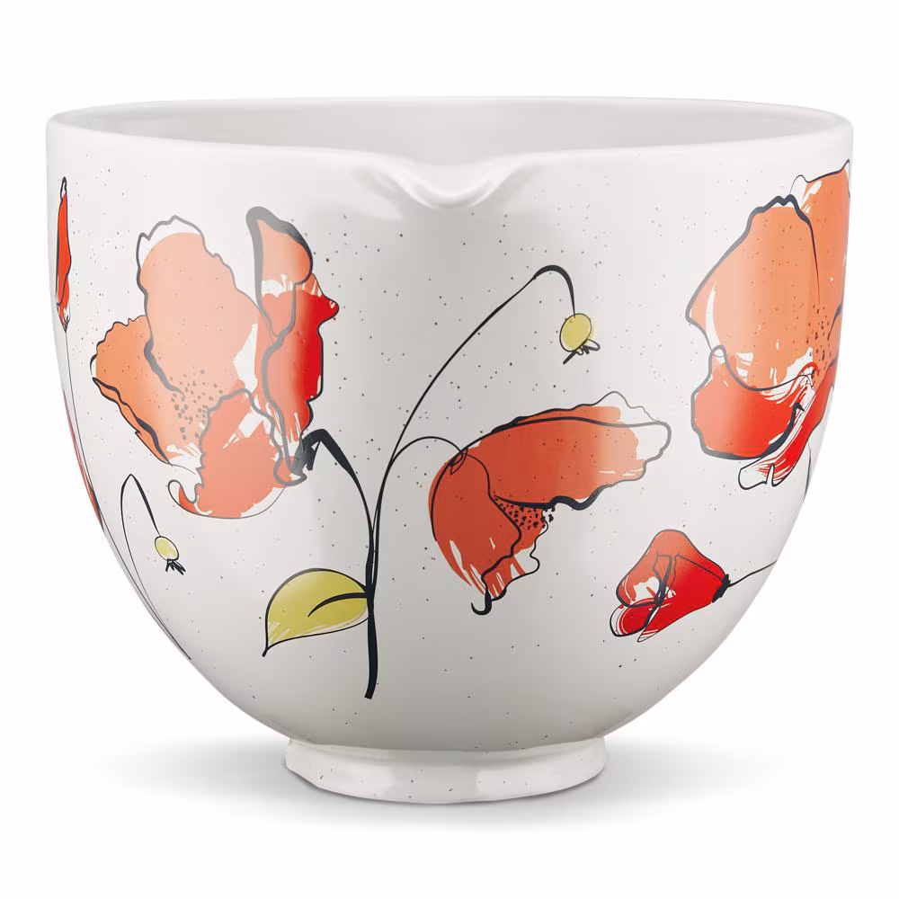 5 Quart Poppy Ceramic Bowl KSM2CB5PPY