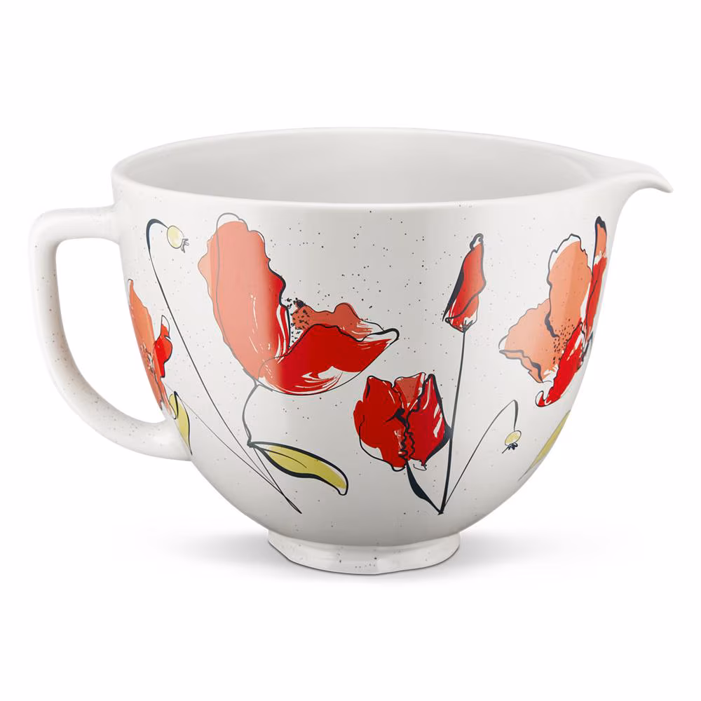 5 Quart Poppy Ceramic Bowl KSM2CB5PPY