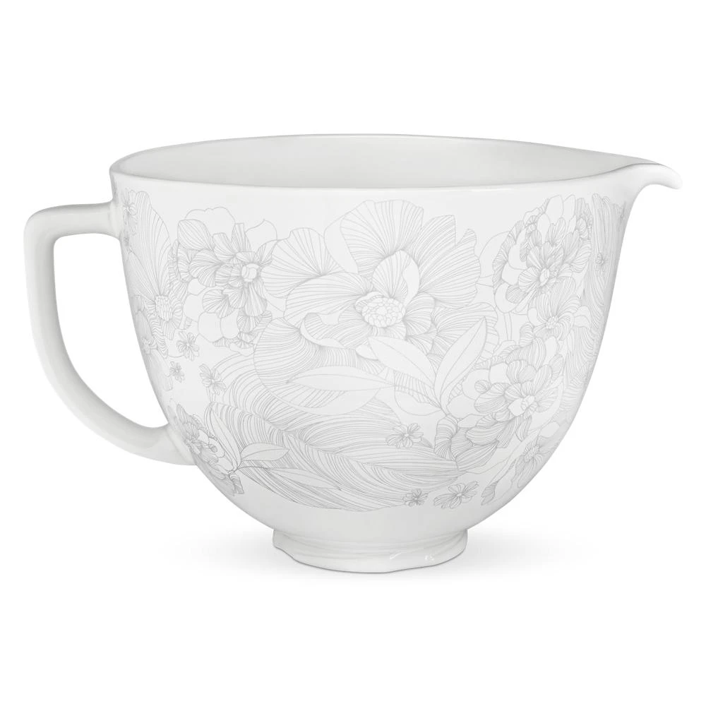 5 Quart Whispering Floral Ceramic Bowl KSM2CB5PWF