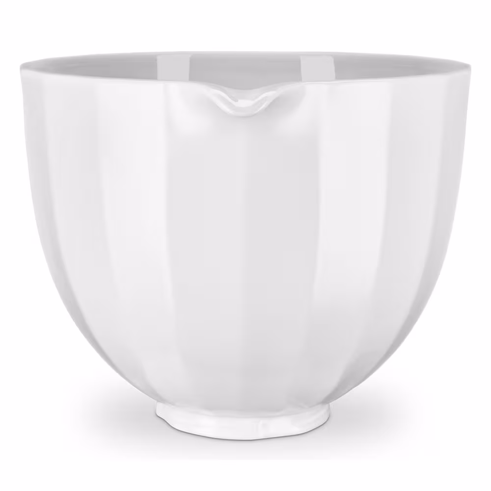 5 Quart White Shell Ceramic Bowl KSM2CB5PWS