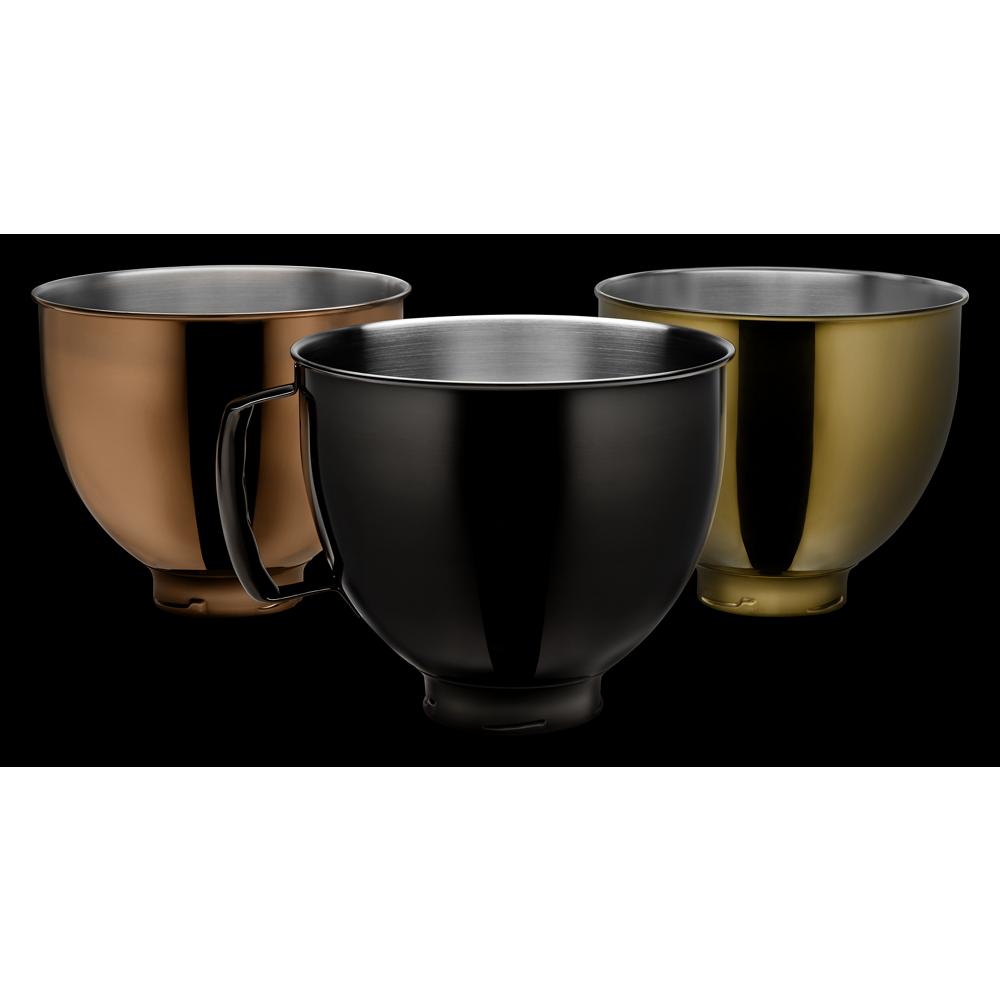 5 Quart Tilt-Head Metallic Finish Stainless Steel Bowl KSM5SSBRC