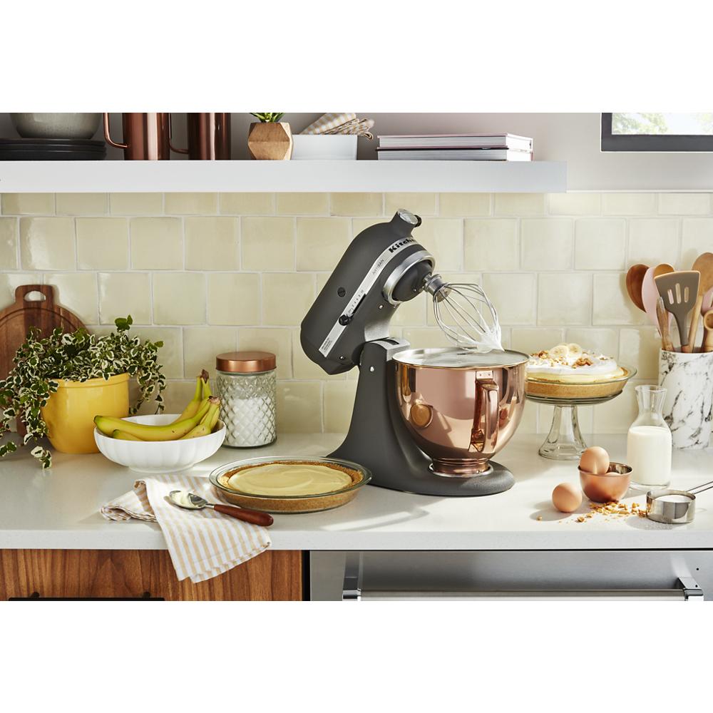 5 Quart Tilt-Head Metallic Finish Stainless Steel Bowl KSM5SSBRC