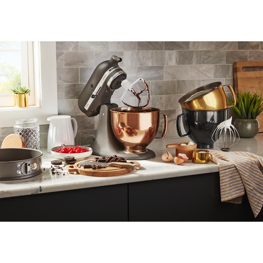 5 Quart Tilt-Head Metallic Finish Stainless Steel Bowl KSM5SSBRC