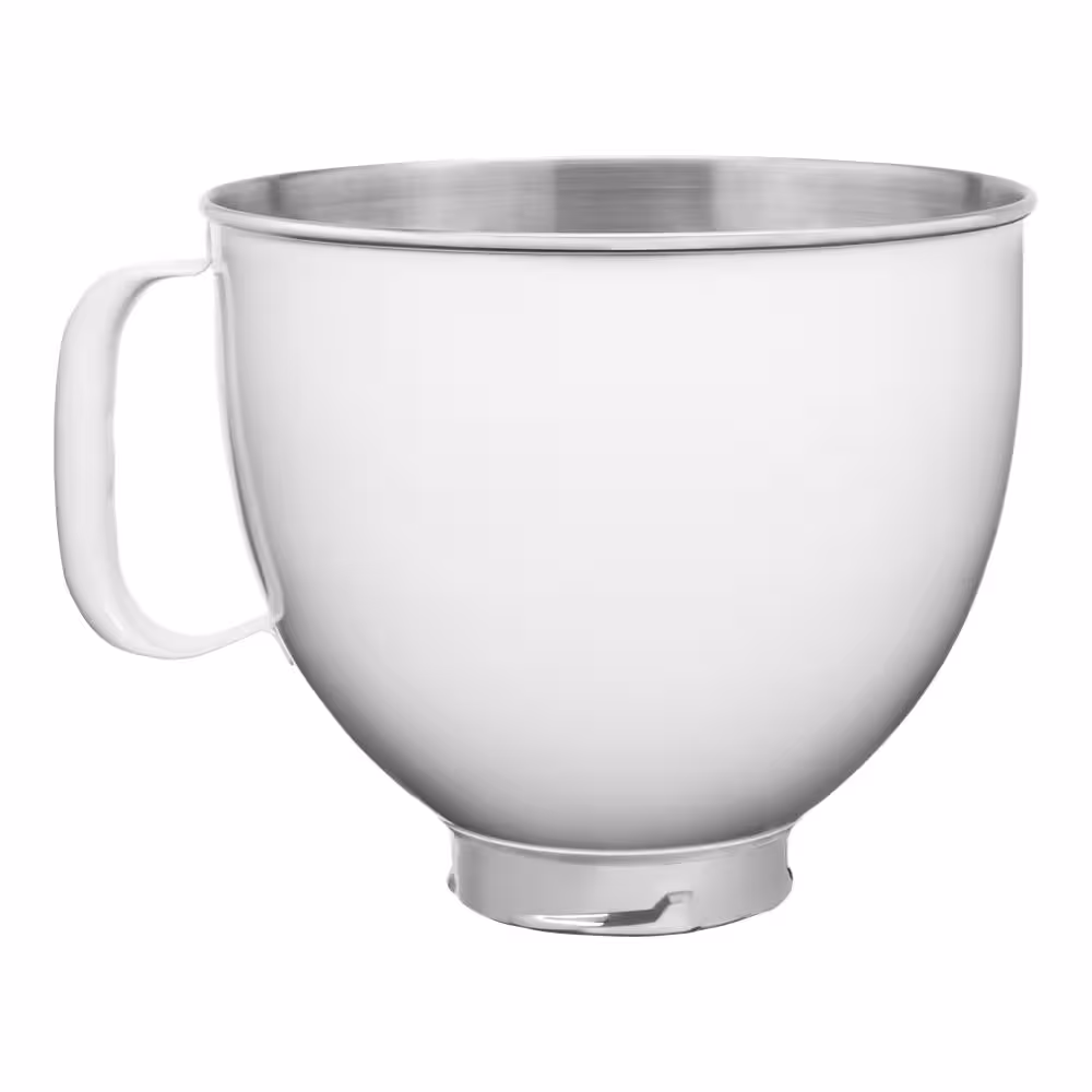 5 Quart Tilt-Head Colorfast Finish Stainless Steel Bowl KSM5SSBWH