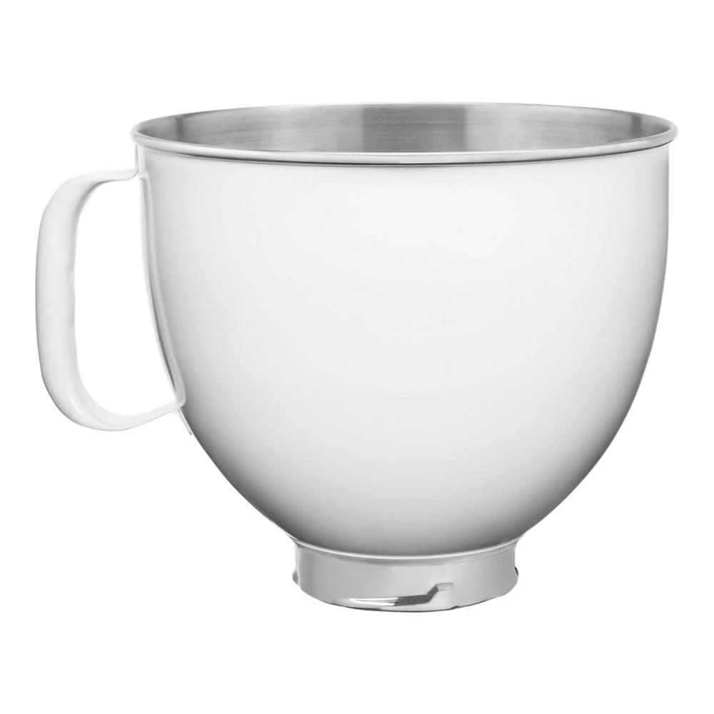 5 Quart Tilt-Head Colorfast Finish Stainless Steel Bowl KSM5SSBWH