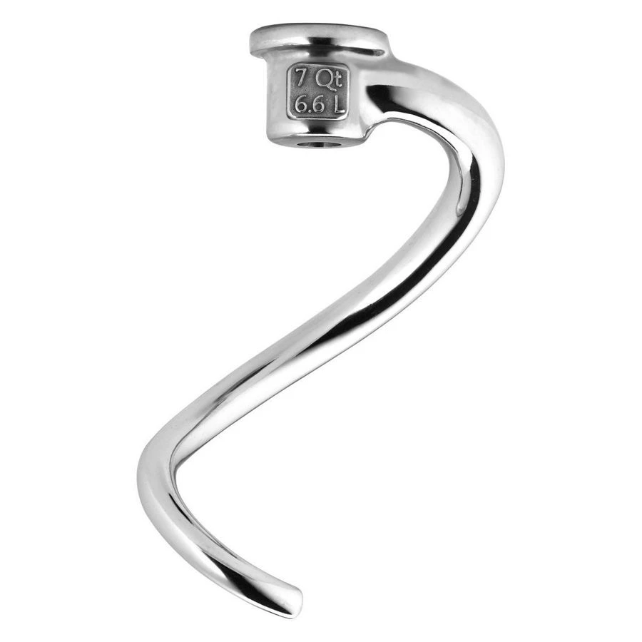 Commercial Stainless Steel Dough Hook - NSF Certified KSMC7QDH