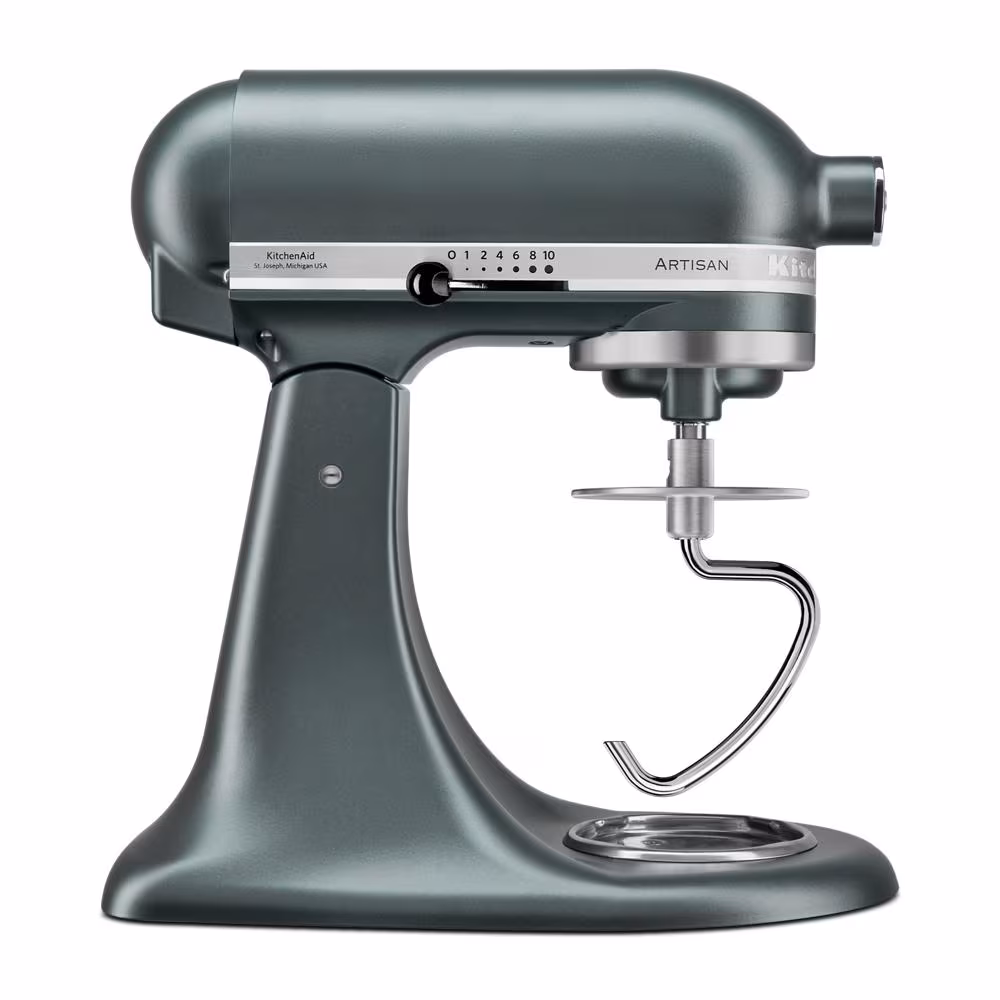 Durable stainless steel dough hook for select tilt-head stand mixers KSMTHDHSS