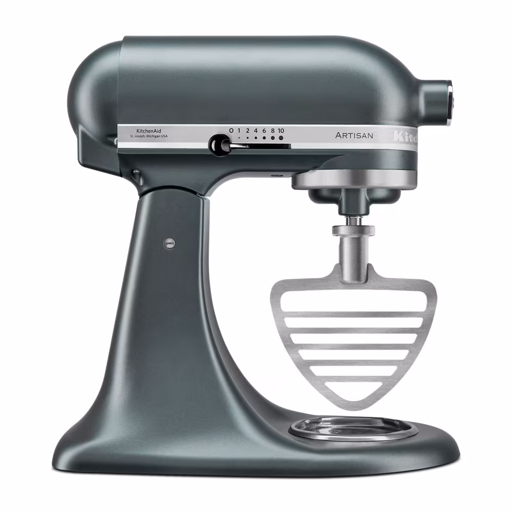 Durable stainless pastry beater for select tilt-head stand mixers KSMTHPBSS