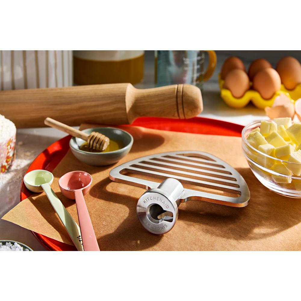 Durable stainless pastry beater for select tilt-head stand mixers KSMTHPBSS
