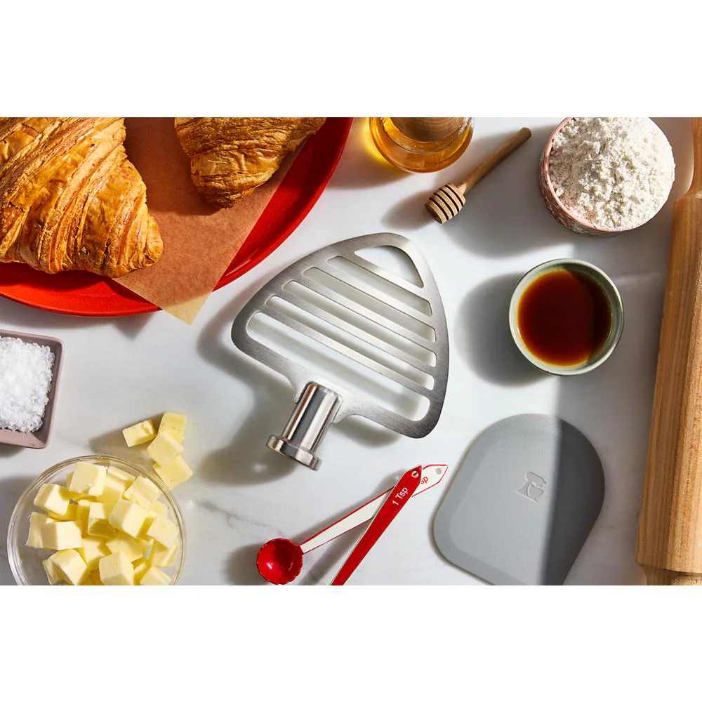 Durable stainless pastry beater for select tilt-head stand mixers KSMTHPBSS