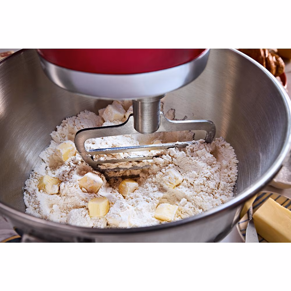 Durable stainless pastry beater for select tilt-head stand mixers KSMTHPBSS