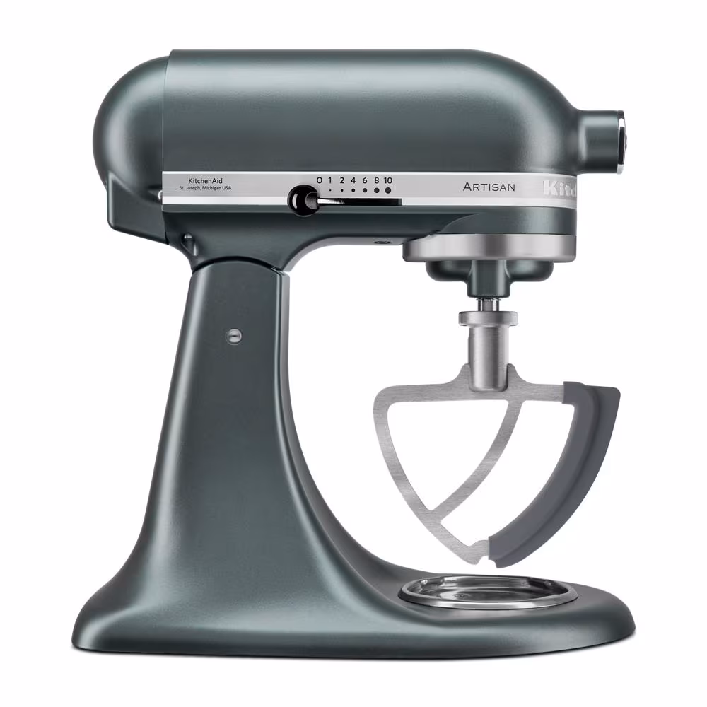 Durable stainless steel flex edge beater for select tilt-head stand mixers KSMTHSFSS