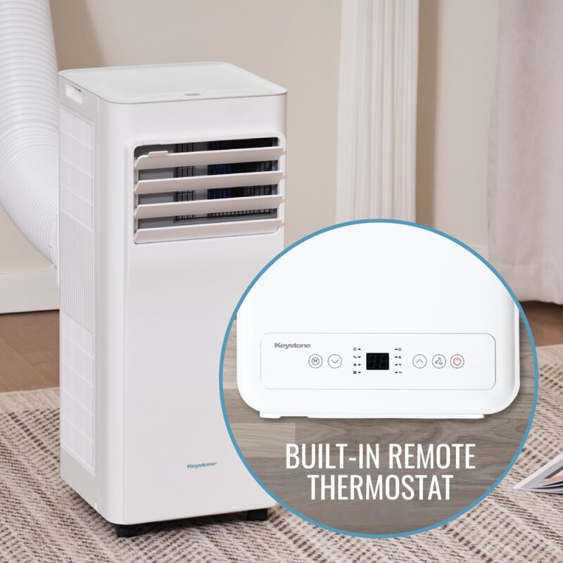 8,500 BTU ASHRAE/5,000 BTU DOE Portable Air Conditioner with Remote KSTAP051PA, product image 6 of 14
