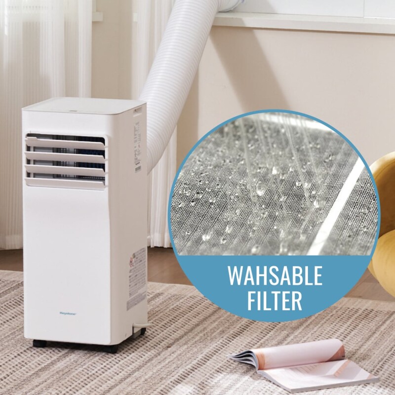 8,500 BTU ASHRAE/5,000 BTU DOE Portable Air Conditioner with Remote KSTAP051PA, product image 7 of 14