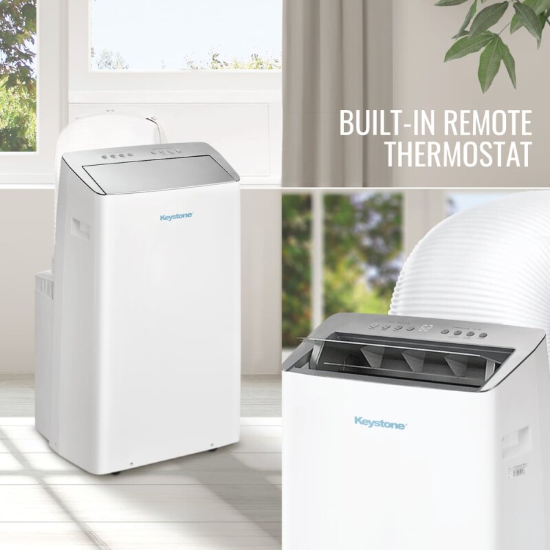 12,000 BTU ASHRAE/10,000 BTU DOE Portable Inverter Air Conditioner with Remote Control KSTAP10PINV, product image 5 of 14