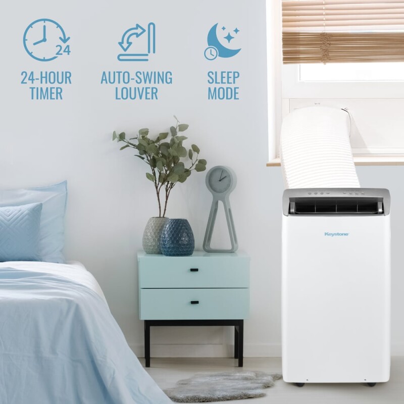 14,000 BTU Portable A/C, Heat/Cool, Inverter, 115V KSTAP121HINV, product image 6 of 14