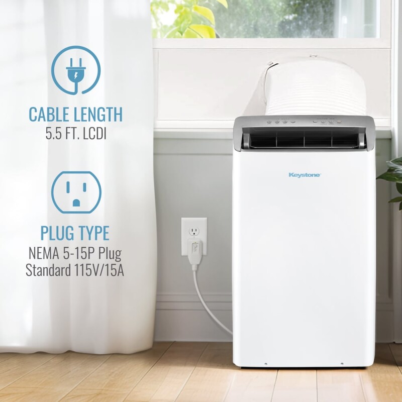 14,000 BTU Portable A/C, Heat/Cool, Inverter, 115V KSTAP121HINV, product image 11 of 14