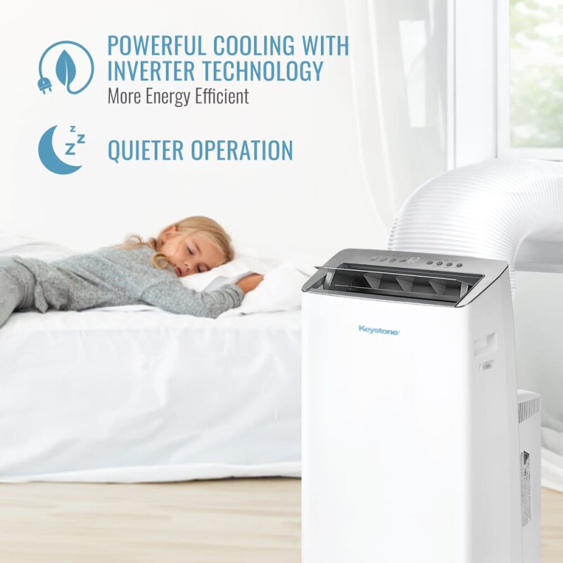 14,000 BTU Portable A/C, Cool Only, Inverter, R32 KSTAP12PINV, product image 4 of 14