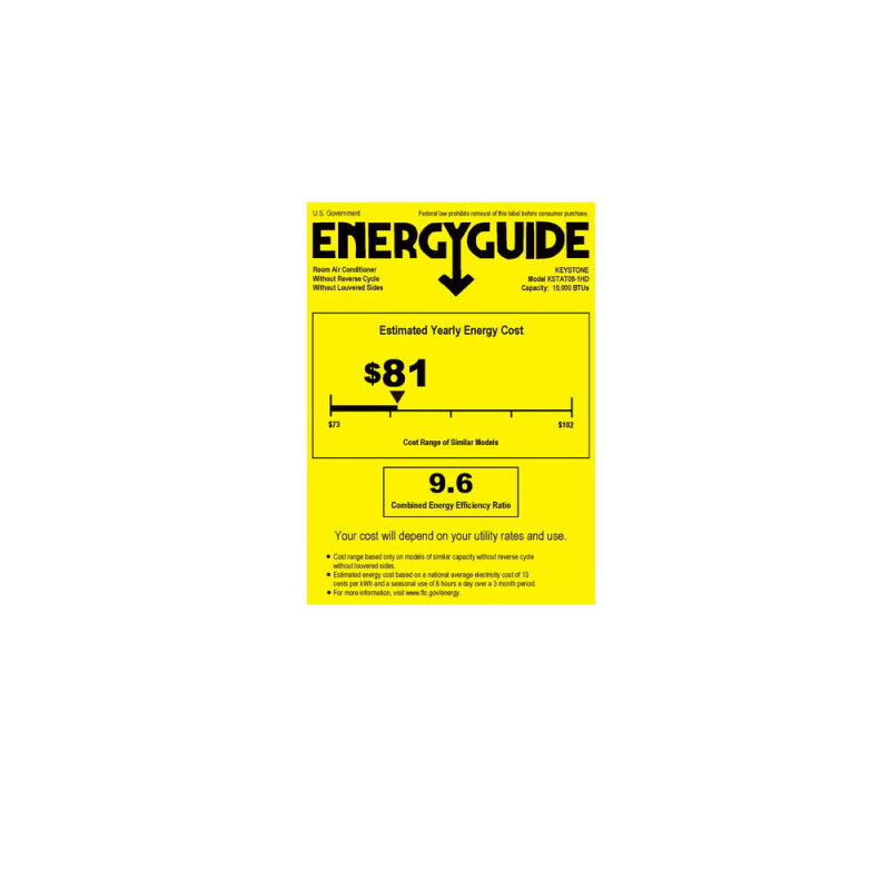8,000 BTU Through the Wall Heat/Cool, R32 KSTAT081HD, product image 8 of 15