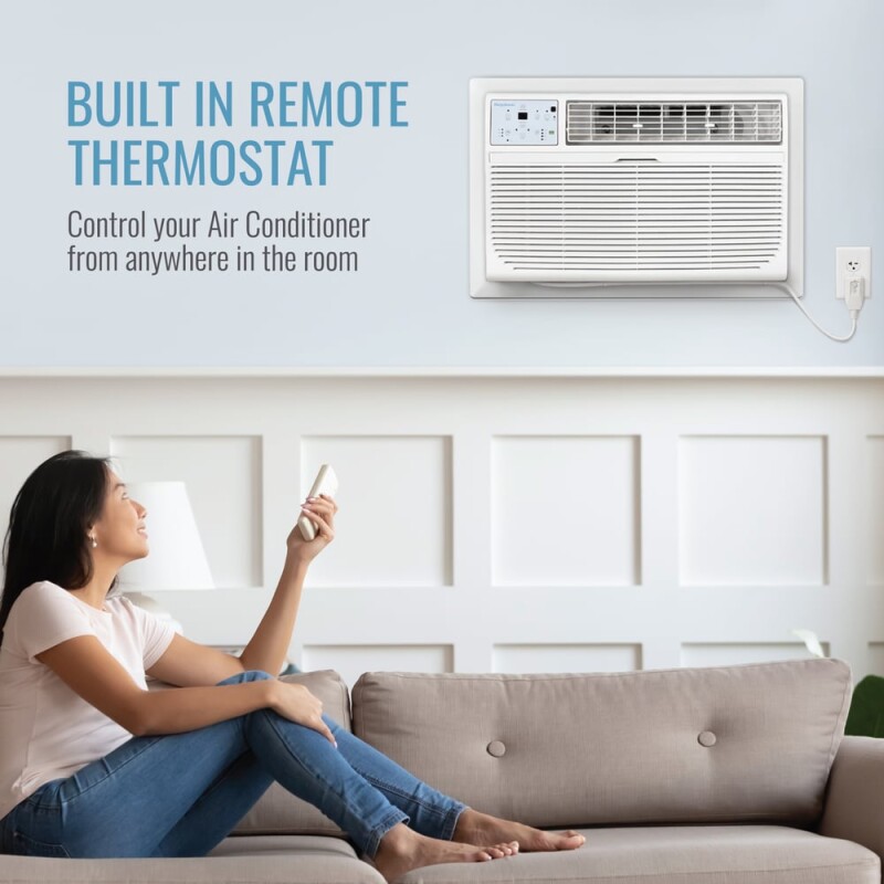10,000 BTU 230V Through-the-Wall Air Conditioner with 10,600 BTU Supplemental Heat Capability KSTAT102HD, product image 6 of 15