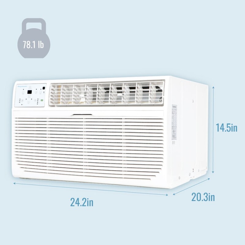 12,000 BTU 230V Through-the-Wall Air Conditioner with Follow Me LCD Remote Control KSTAT122C, product image 3 of 15